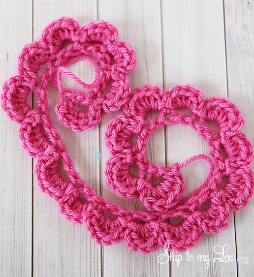 crochet rose flower pattern