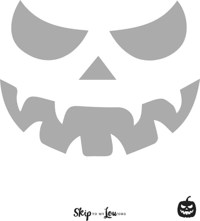 Cool FREE Printable Pumpkin Carving Stencils Skip To My Lou