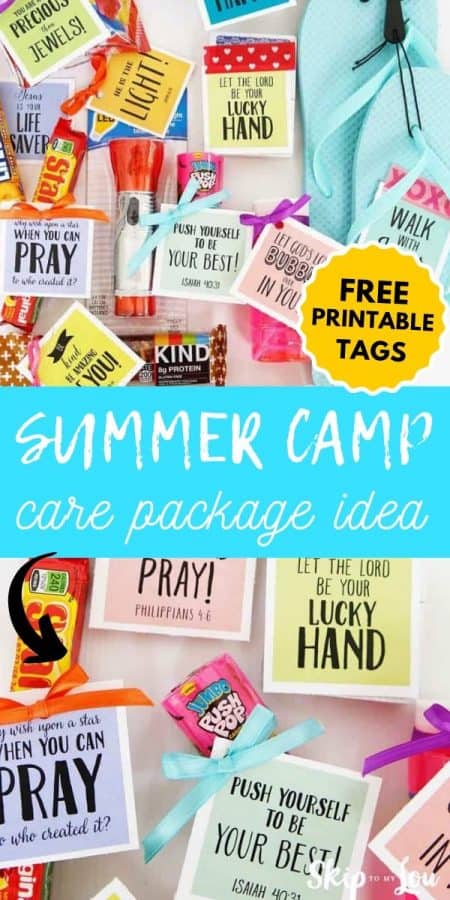 Summer Camp Care Package Idea Free Printable s Skip To My Lou