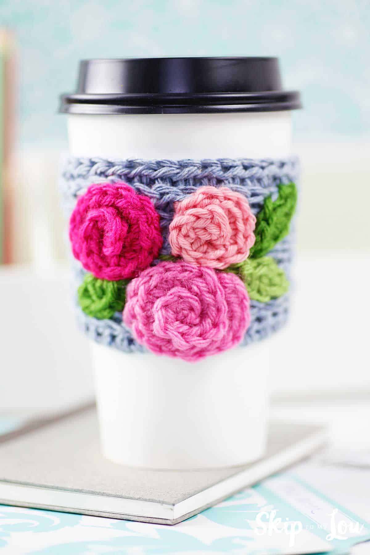 Crochet Coffee Sleeve | Skip To My Lou